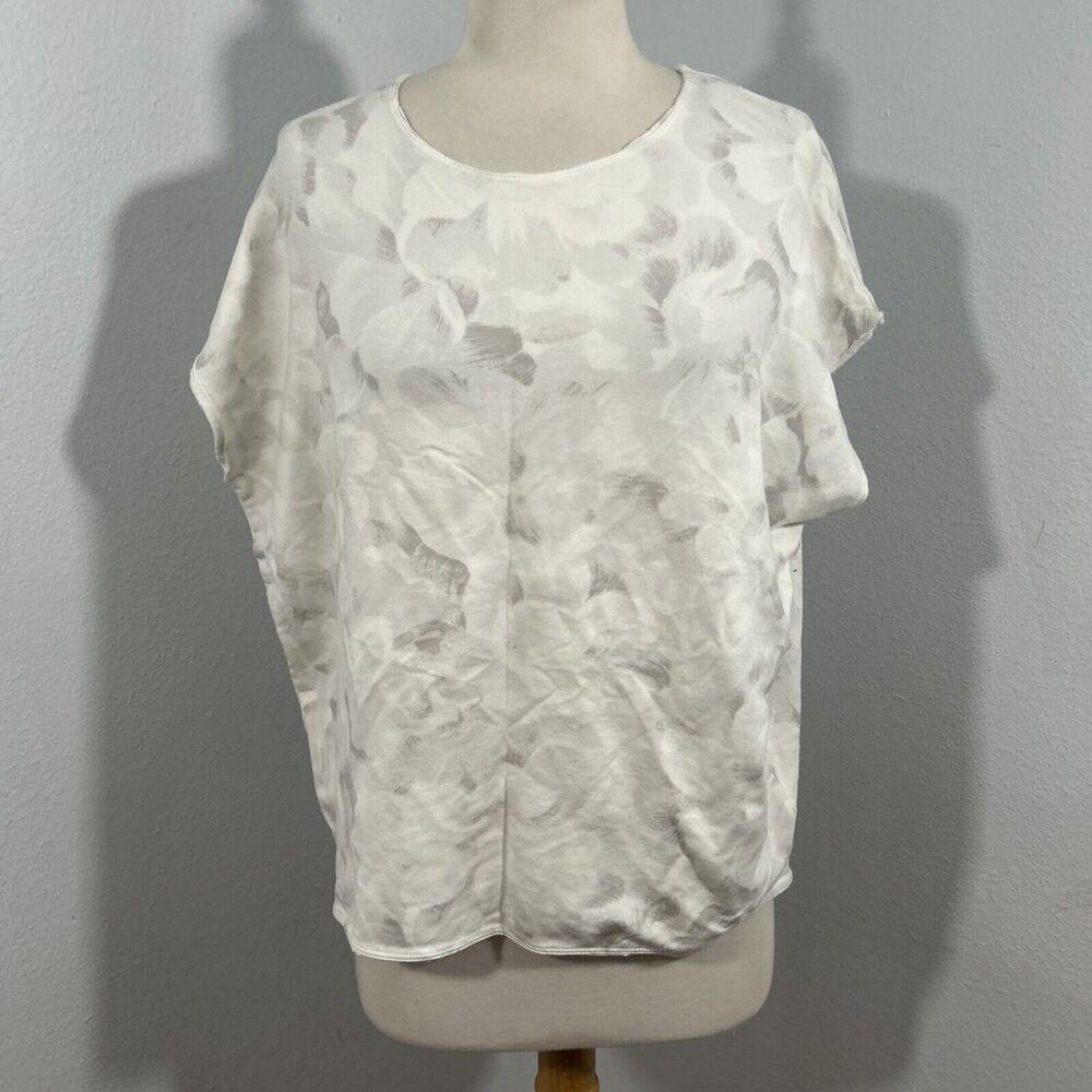 Athleta Blouse Womens Medium Loose Boxy Camo Top
